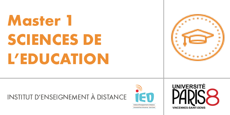 Master Sciences de l'Education (M1) 